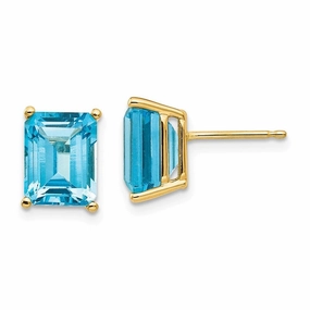 14k 9x7 Emerald Earring Mountings No Stones Included No Backs