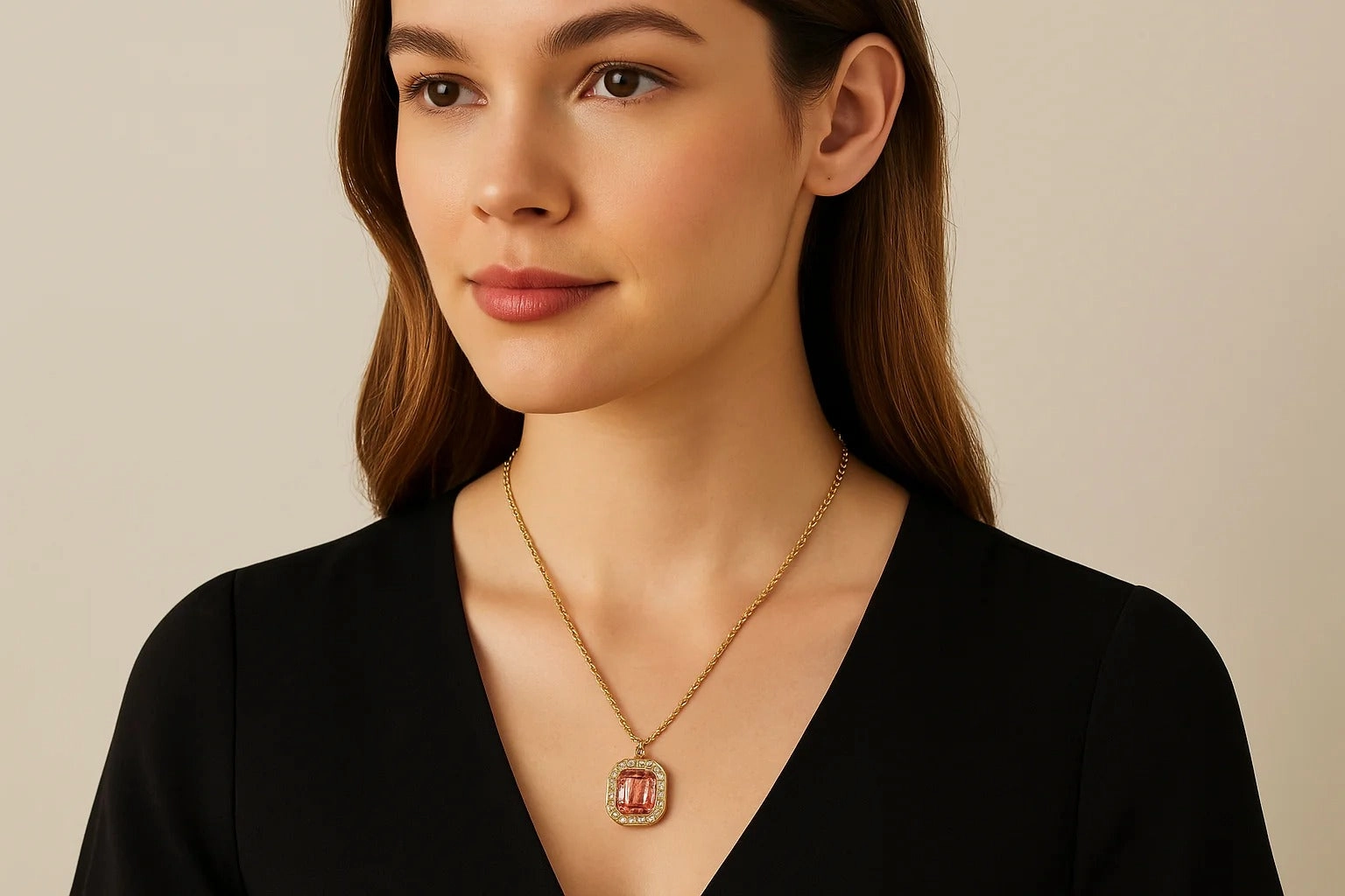 2028 Jewelry Octagon Pendant Necklace 16"   3" Extender