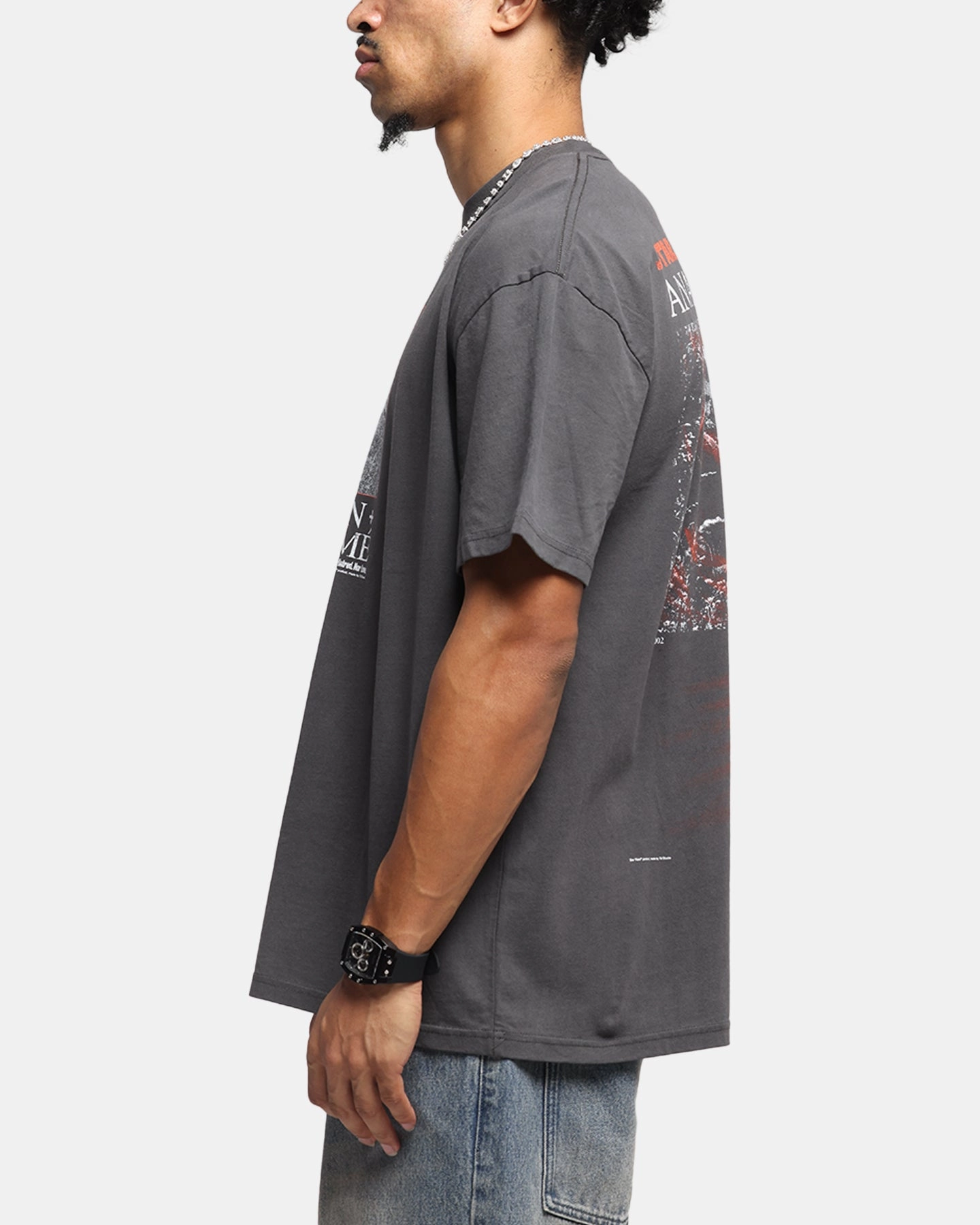 73 Studio Star Wars Anakin And Padme Vintage T-Shirt Black Wash