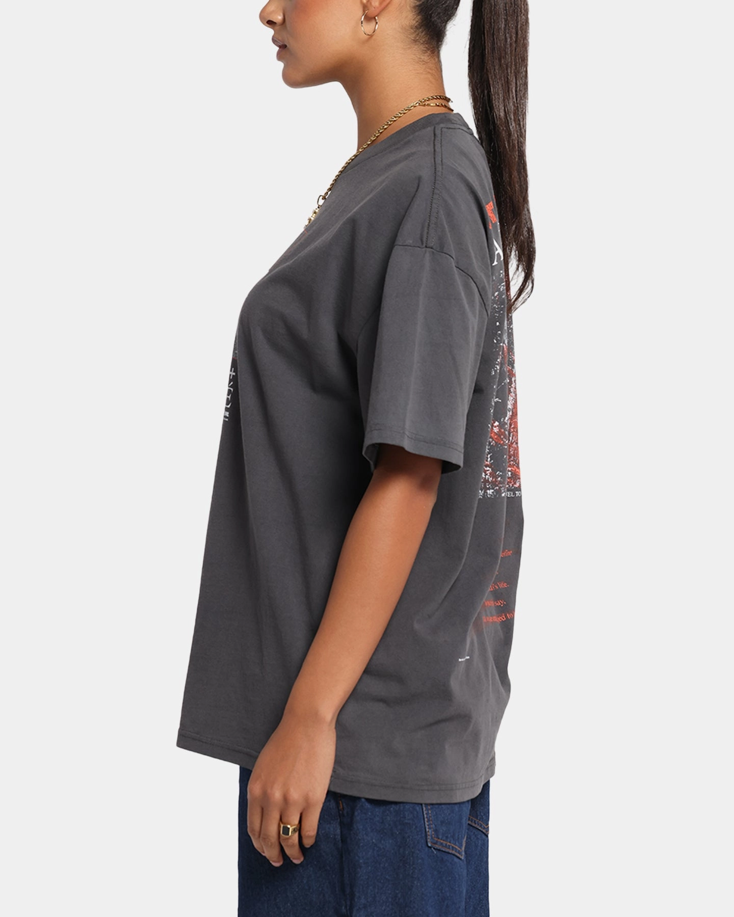 73 Studio Star Wars Anakin And Padme Vintage T-Shirt Black Wash