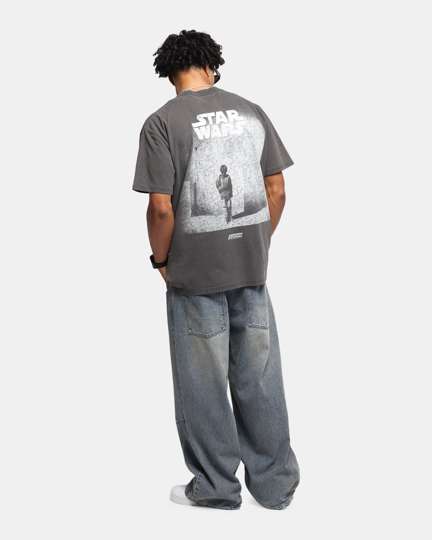 73 Studio Star Wars Anakin The Boy Vintage T-Shirt Black Wash