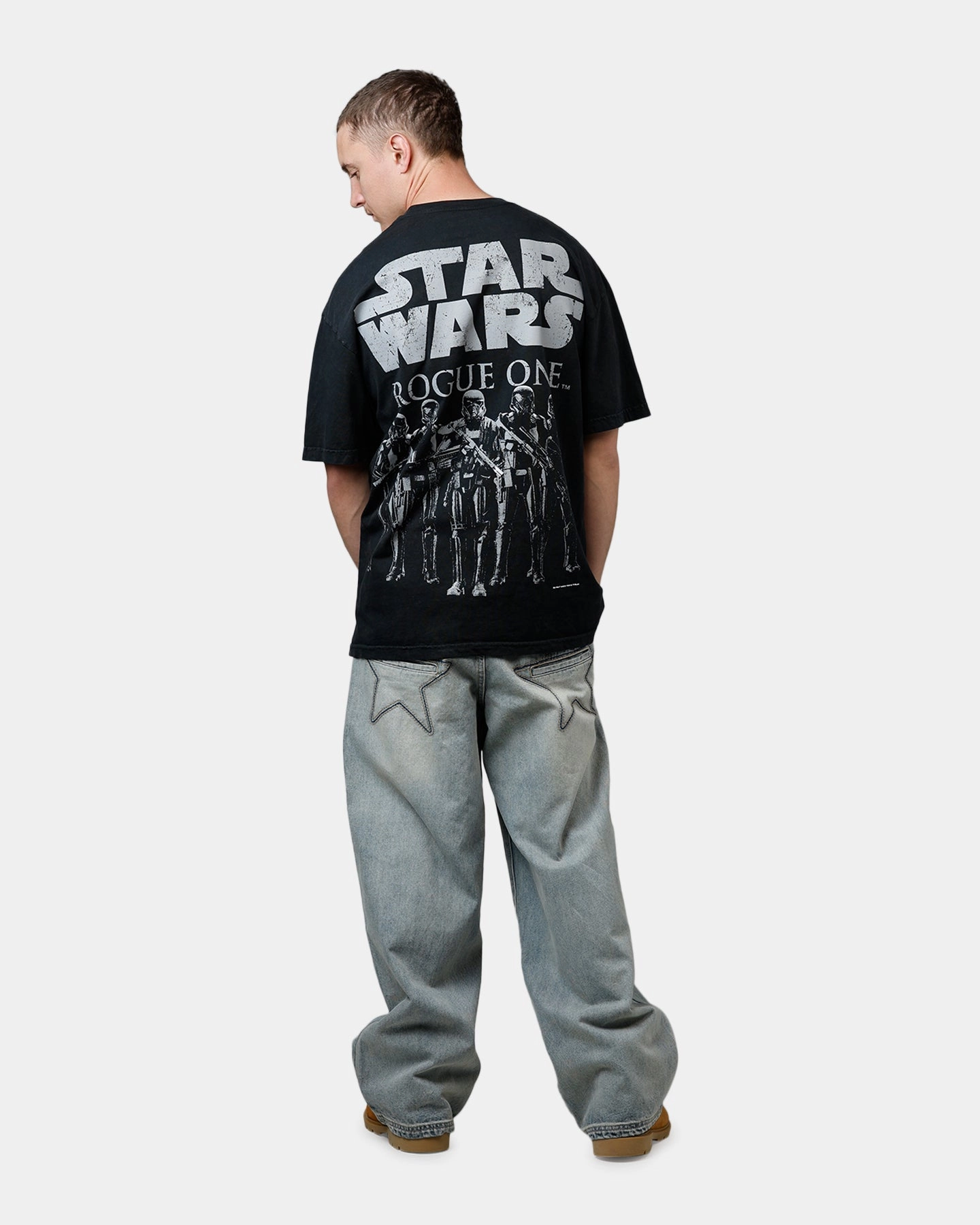 73 Studio Star Wars Death Trooper Vintage T-Shirt Black