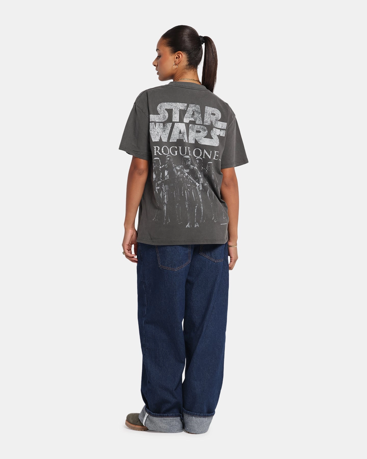 73 Studio Star Wars Death Trooper Vintage T-Shirt Black Wash