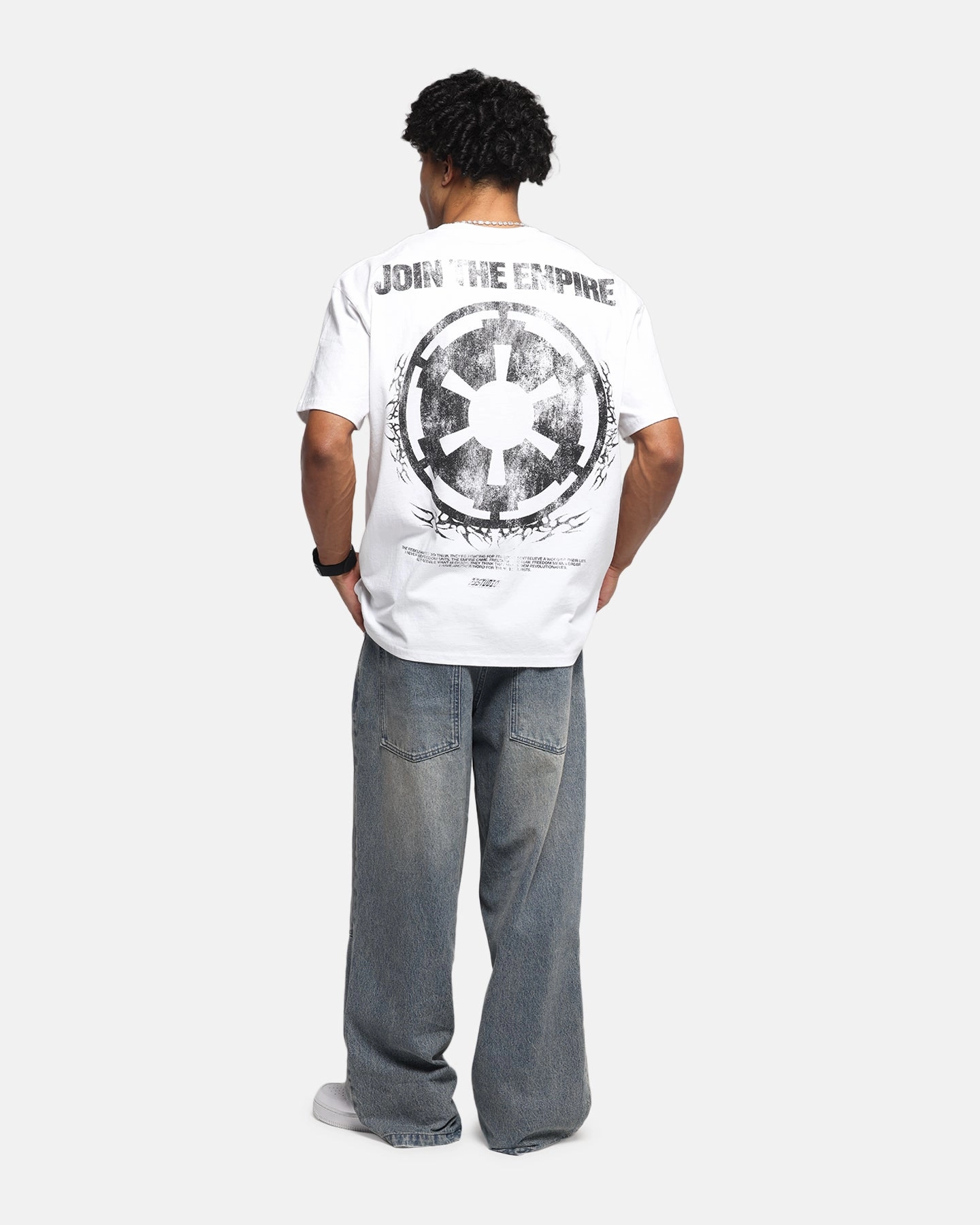 73 Studio Star Wars Join The Empire Vintage T-Shirt White