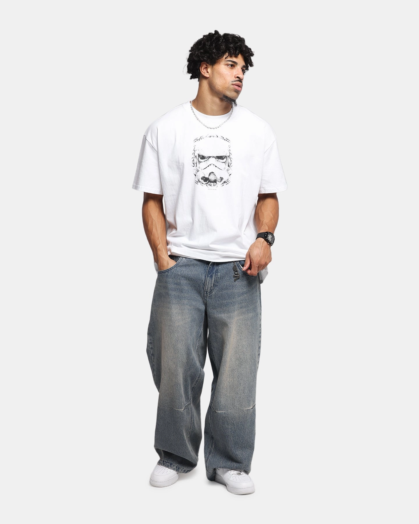 73 Studio Star Wars Join The Empire Vintage T-Shirt White