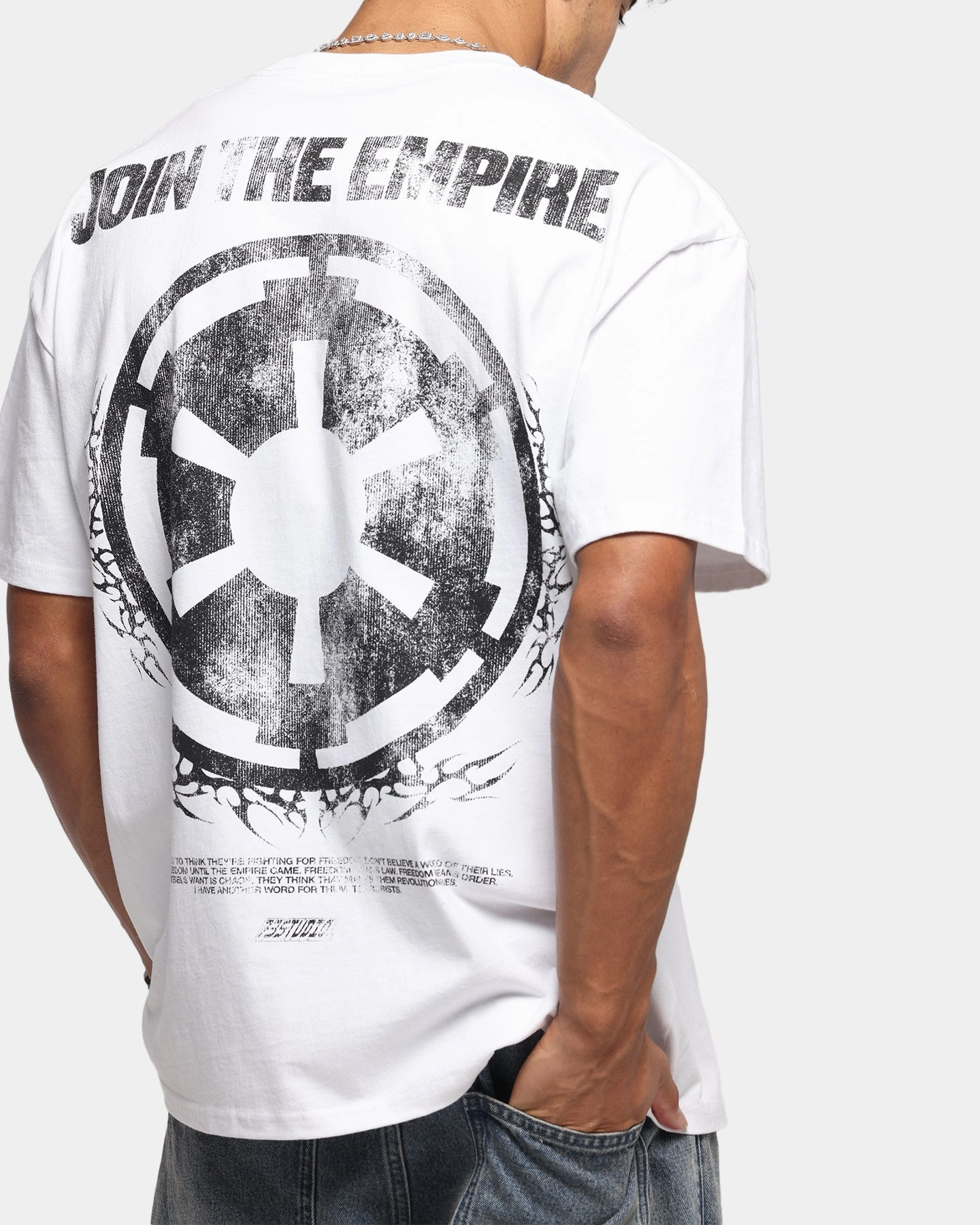 73 Studio Star Wars Join The Empire Vintage T-Shirt White