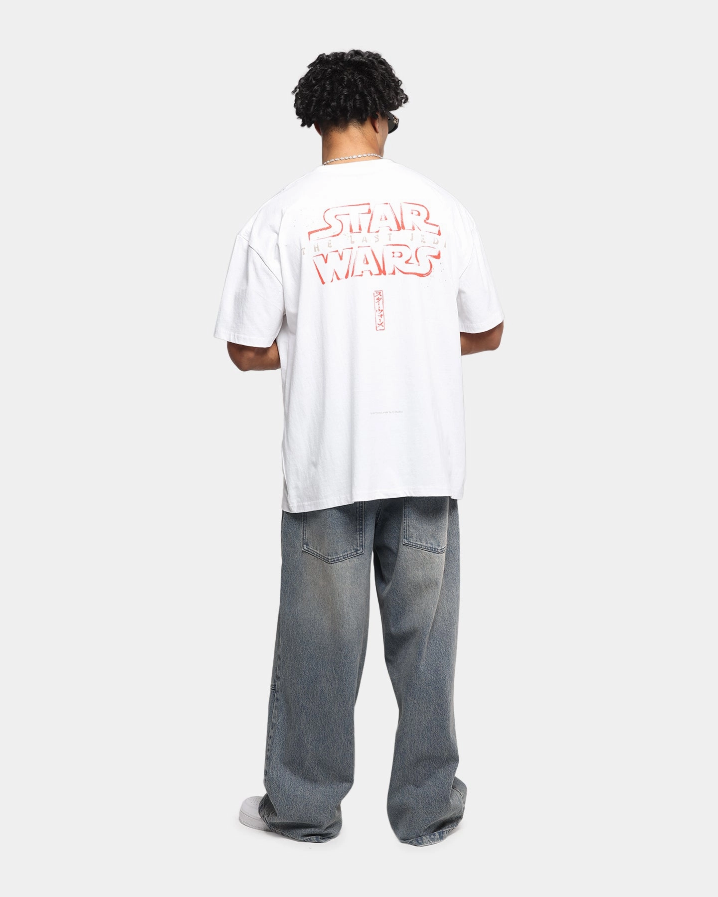 73 Studio Star Wars Takumi Last Jedi Vintage T-Shirt White