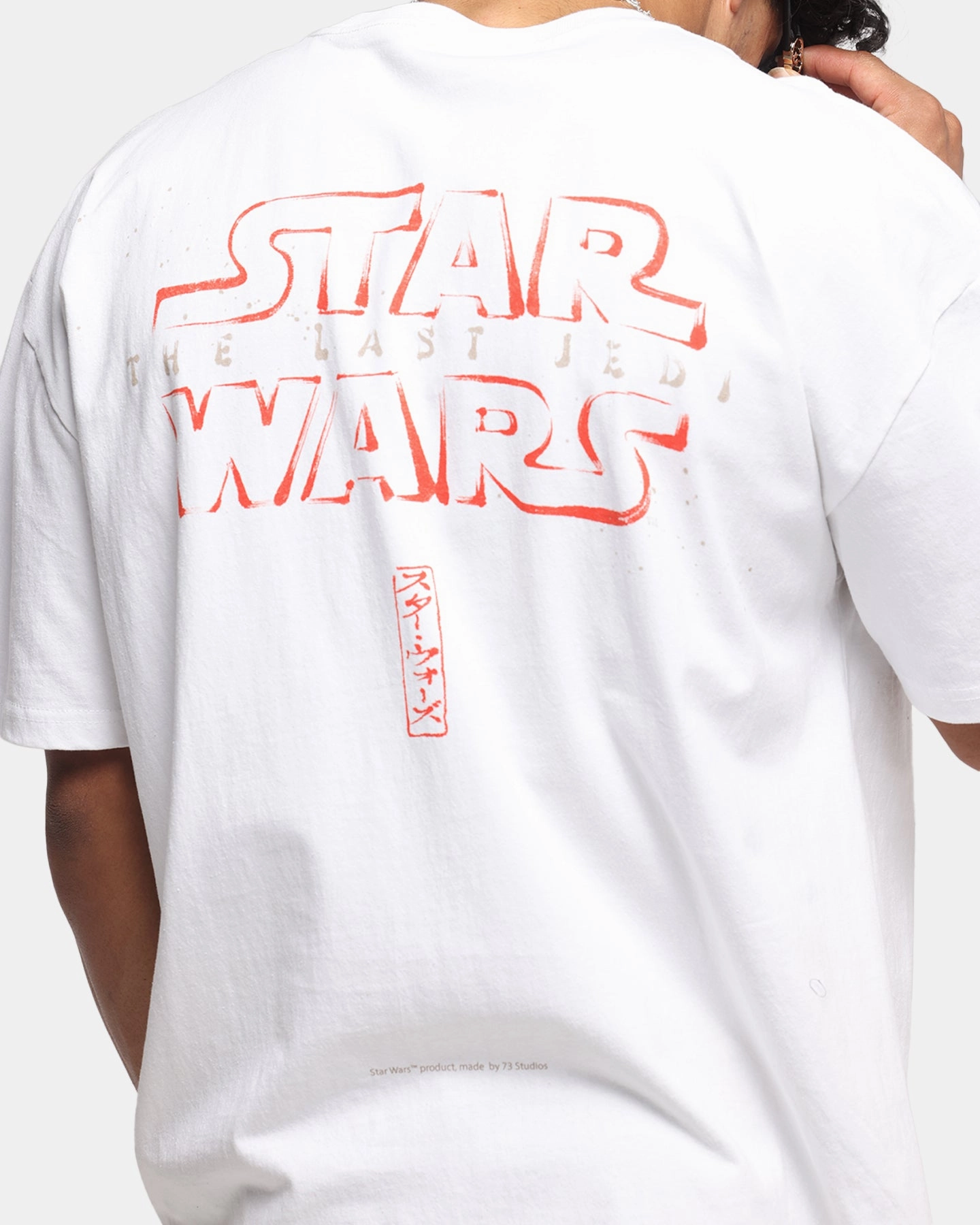 73 Studio Star Wars Takumi Last Jedi Vintage T-Shirt White