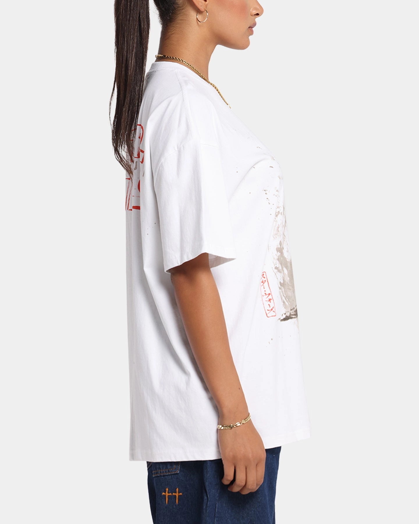 73 Studio Star Wars Takumi Last Jedi Vintage T-Shirt White