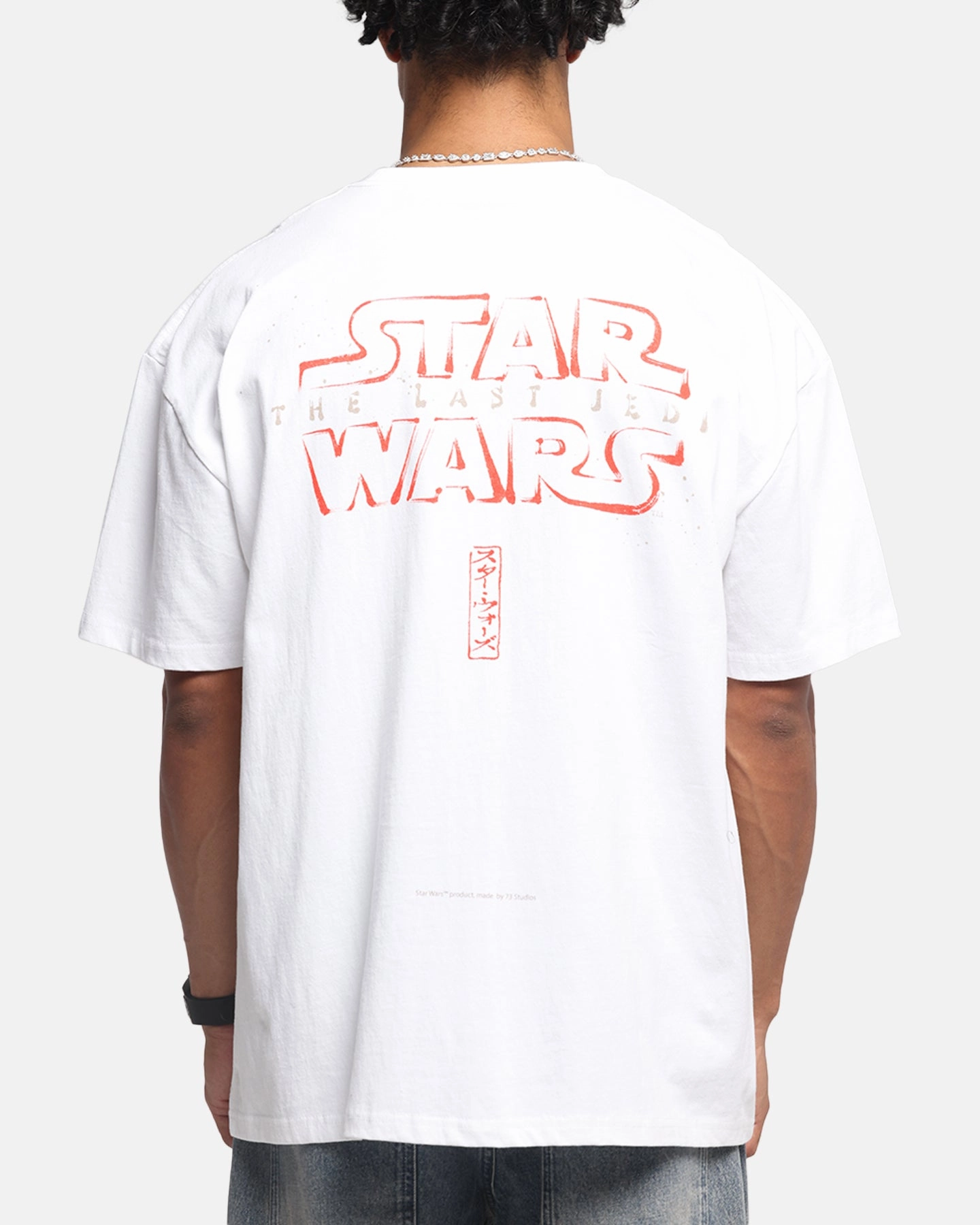 73 Studio Star Wars Takumi Last Jedi Vintage T-Shirt White