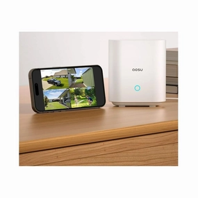 AOSU C7P0.WAUS04000 Solar Wireless Outdoor Security Cameras, 2K/3MP, 4 Pack