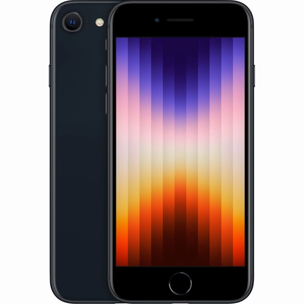 Apple iPhone SE 3 64GB Midnight LTE Cellular Cricket Wireless MMX53LL/A - C