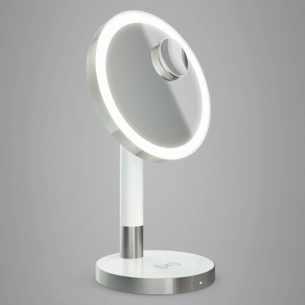 atomi smart 990006201 9'' LED Vanity Mirror with Qi Wireless Charging