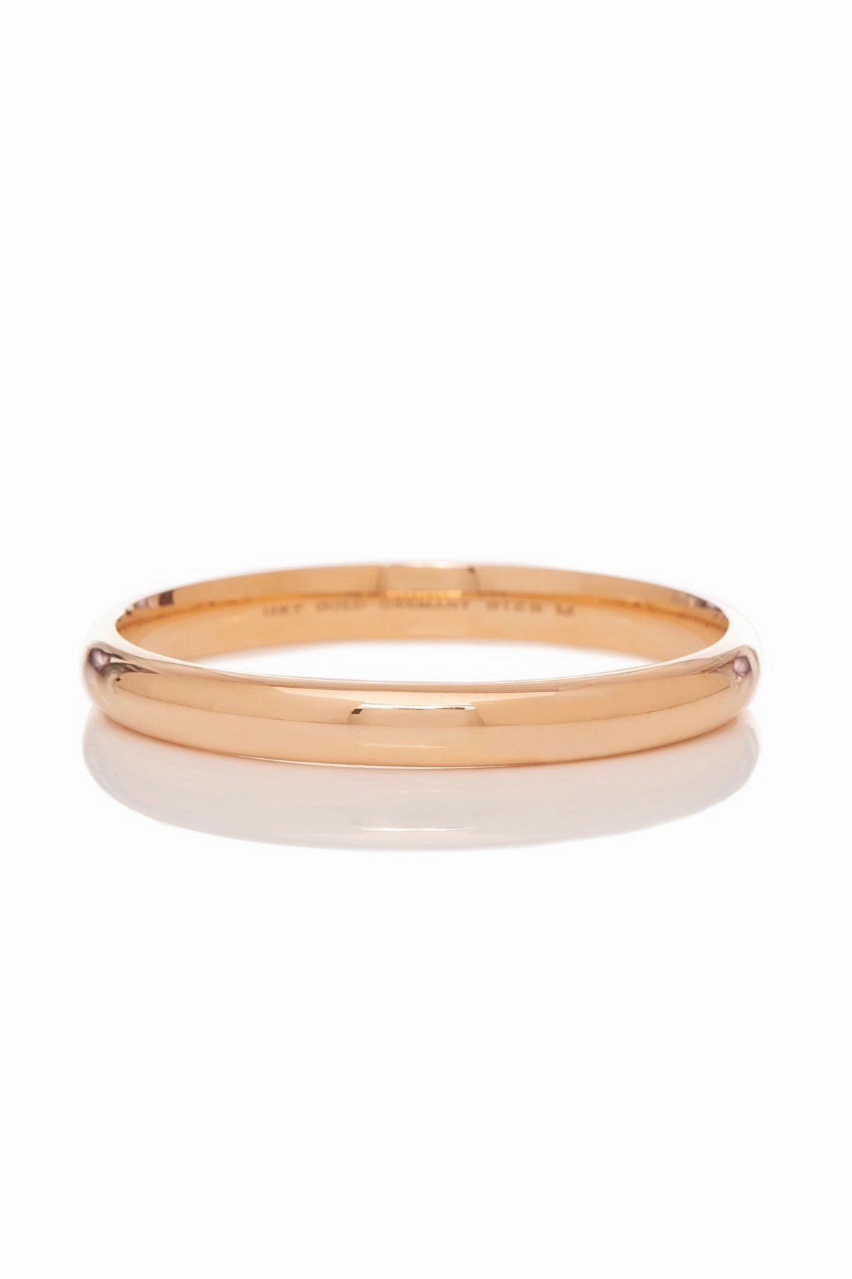 Bangle in 18K Rose Gold & Vitreous Yellow Enamel