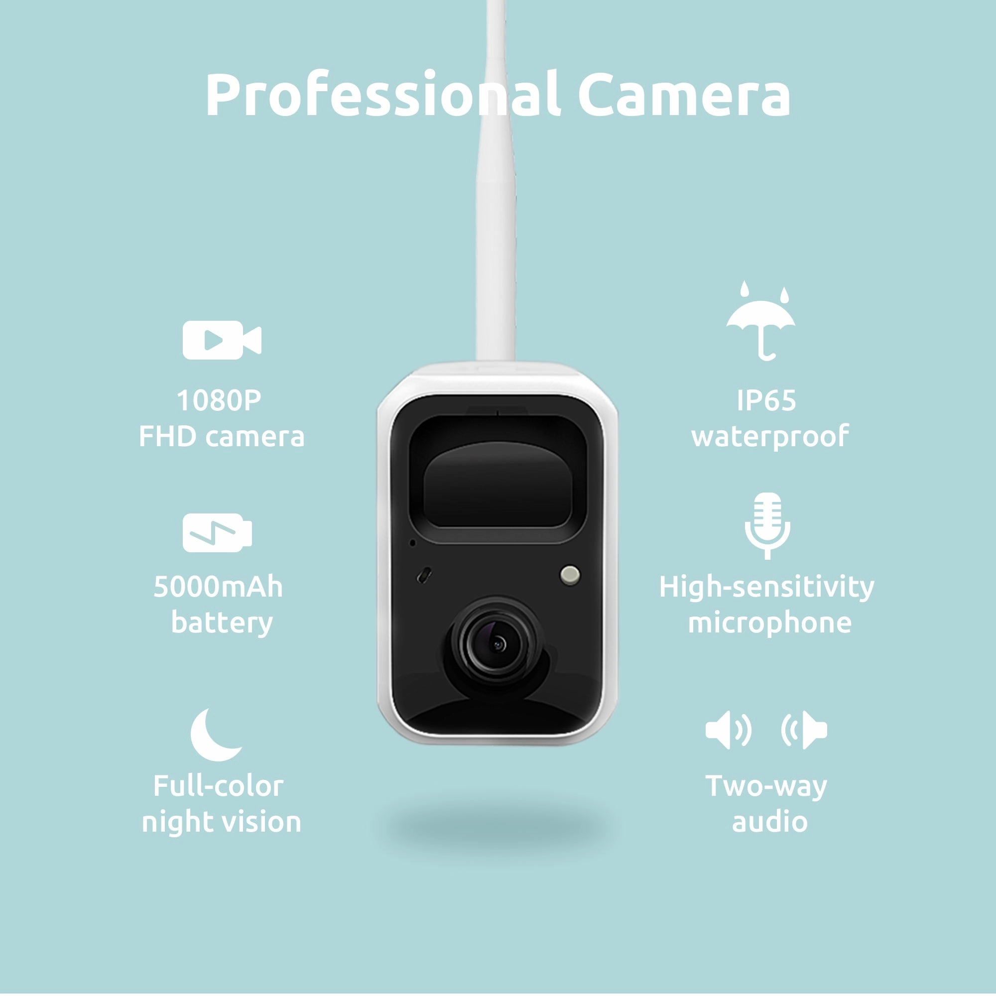 Birdfy Bffdclt16wtwm Wild Bird Watching & Recording Smart Bird Camera, White
