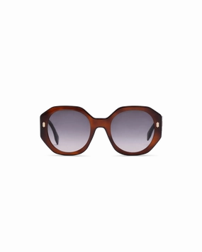 Bold Acetate Havana   Black Lens Sunglasses