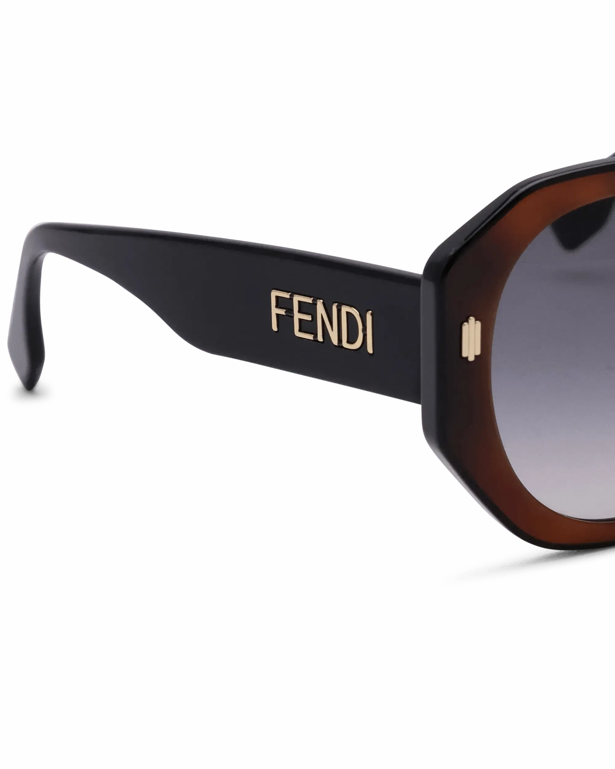 Bold Acetate Havana   Black Lens Sunglasses