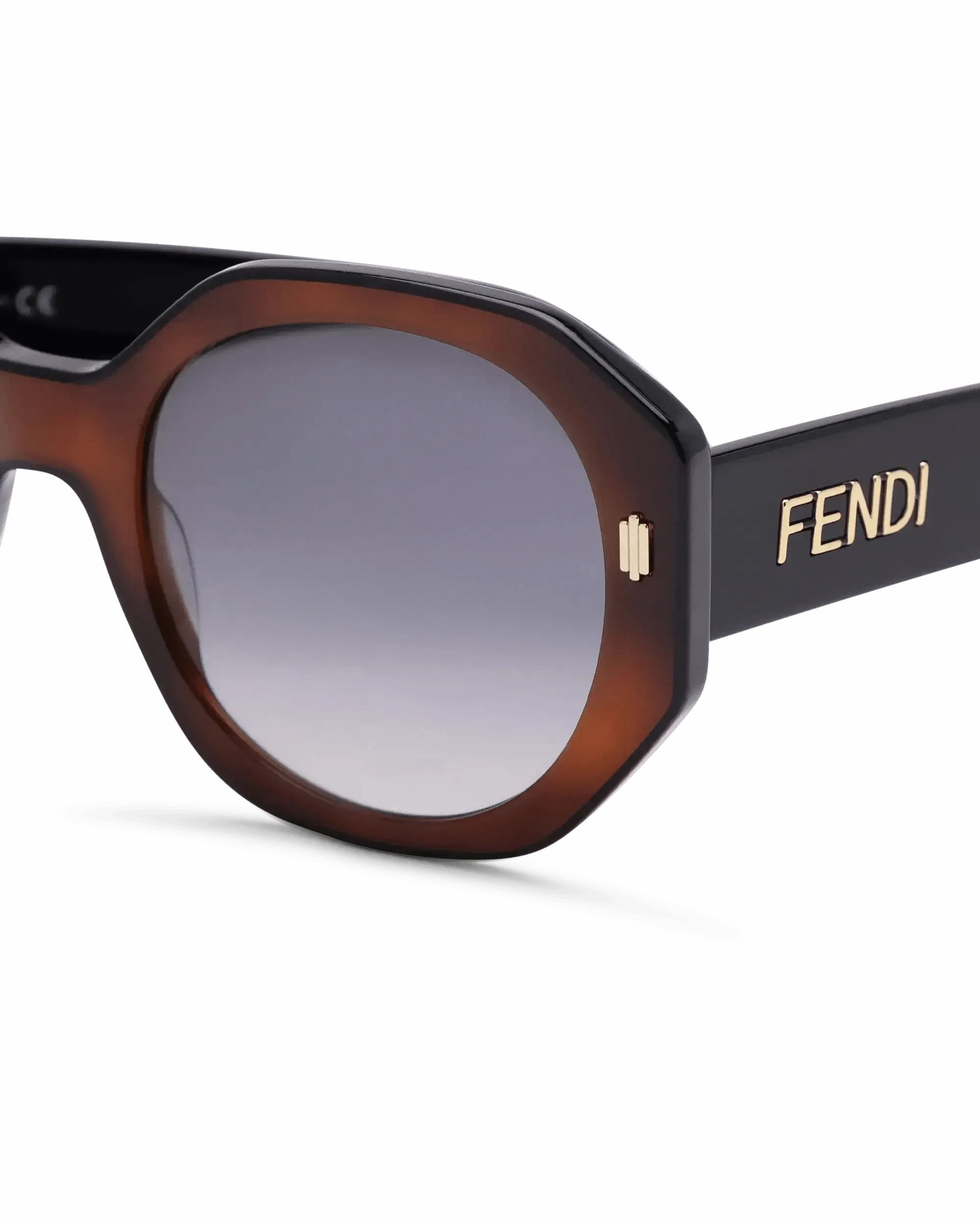 Bold Acetate Havana   Black Lens Sunglasses