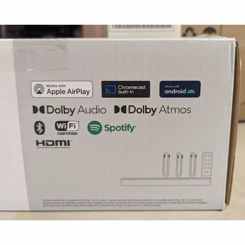 Bose Smart Soundbar 550 with Dolby Atmos Speaker