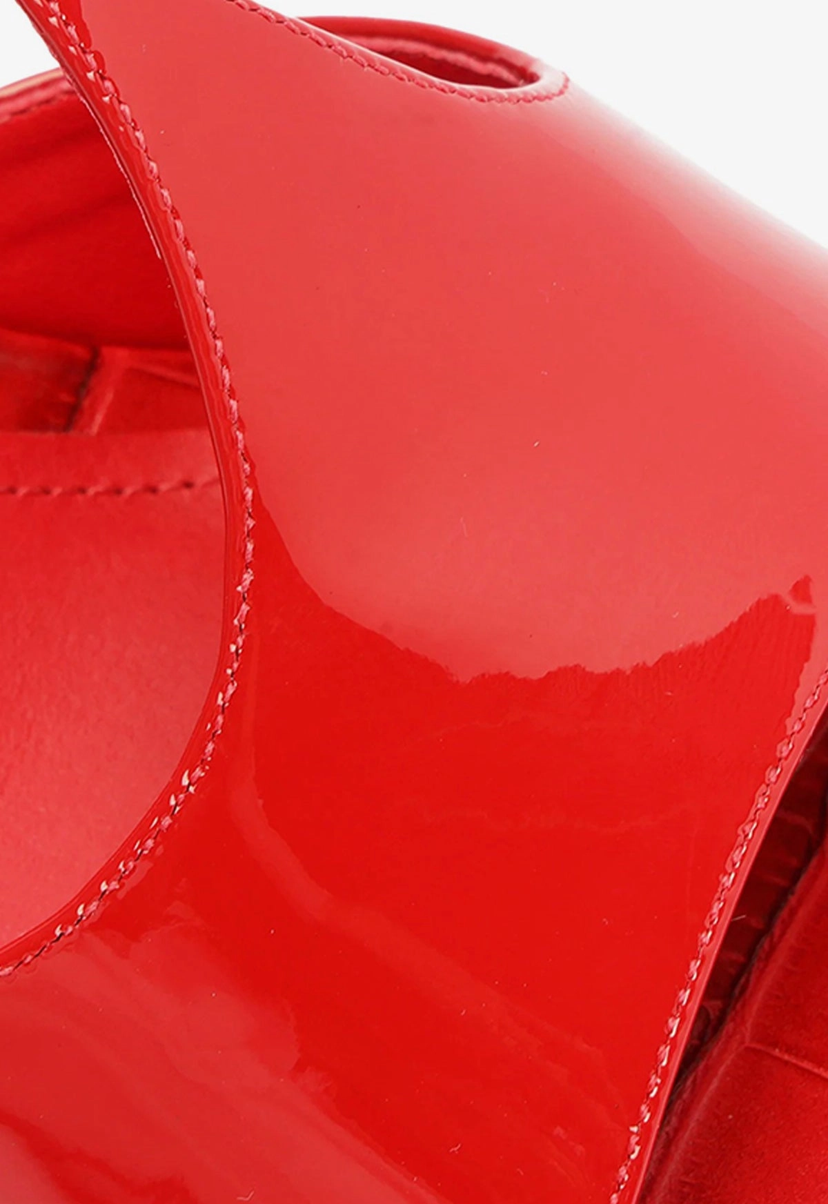 Carlie Mule Patent Leather Sandal