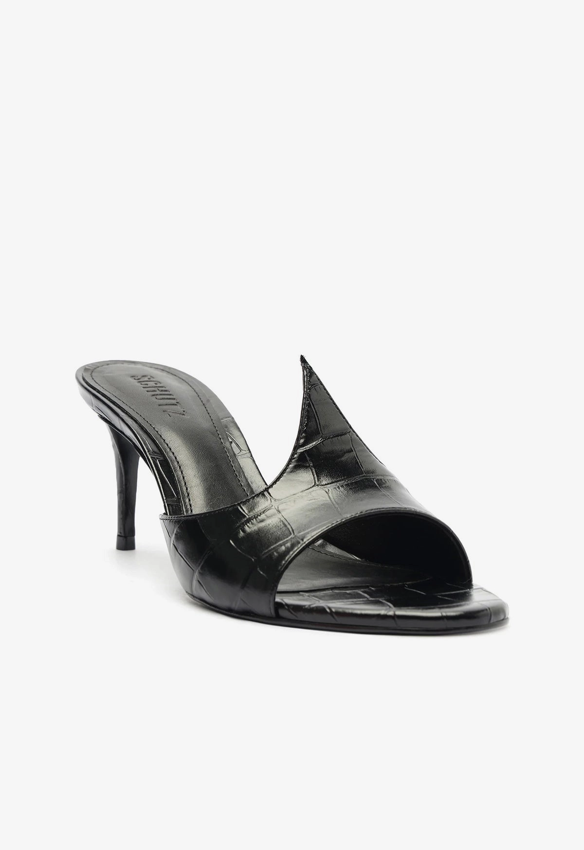 Carlie Mule Patent Leather Sandal