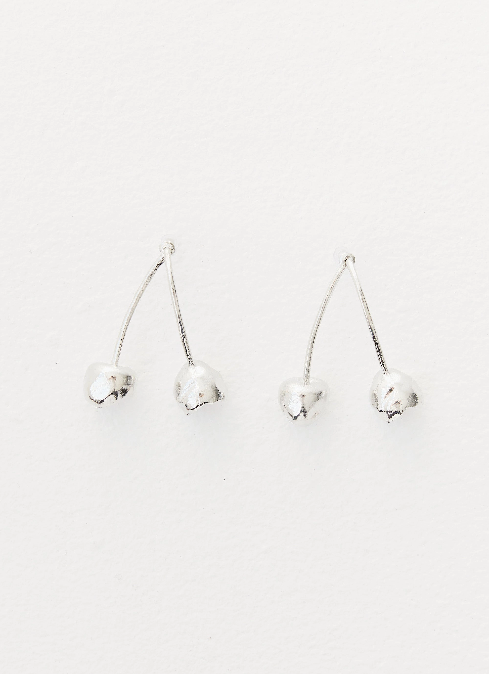Cherry Forever Earrings - Silver