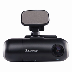 Cobra SC 201 Dual-View Smart Dash Cam with Built-In Cabin View - Black