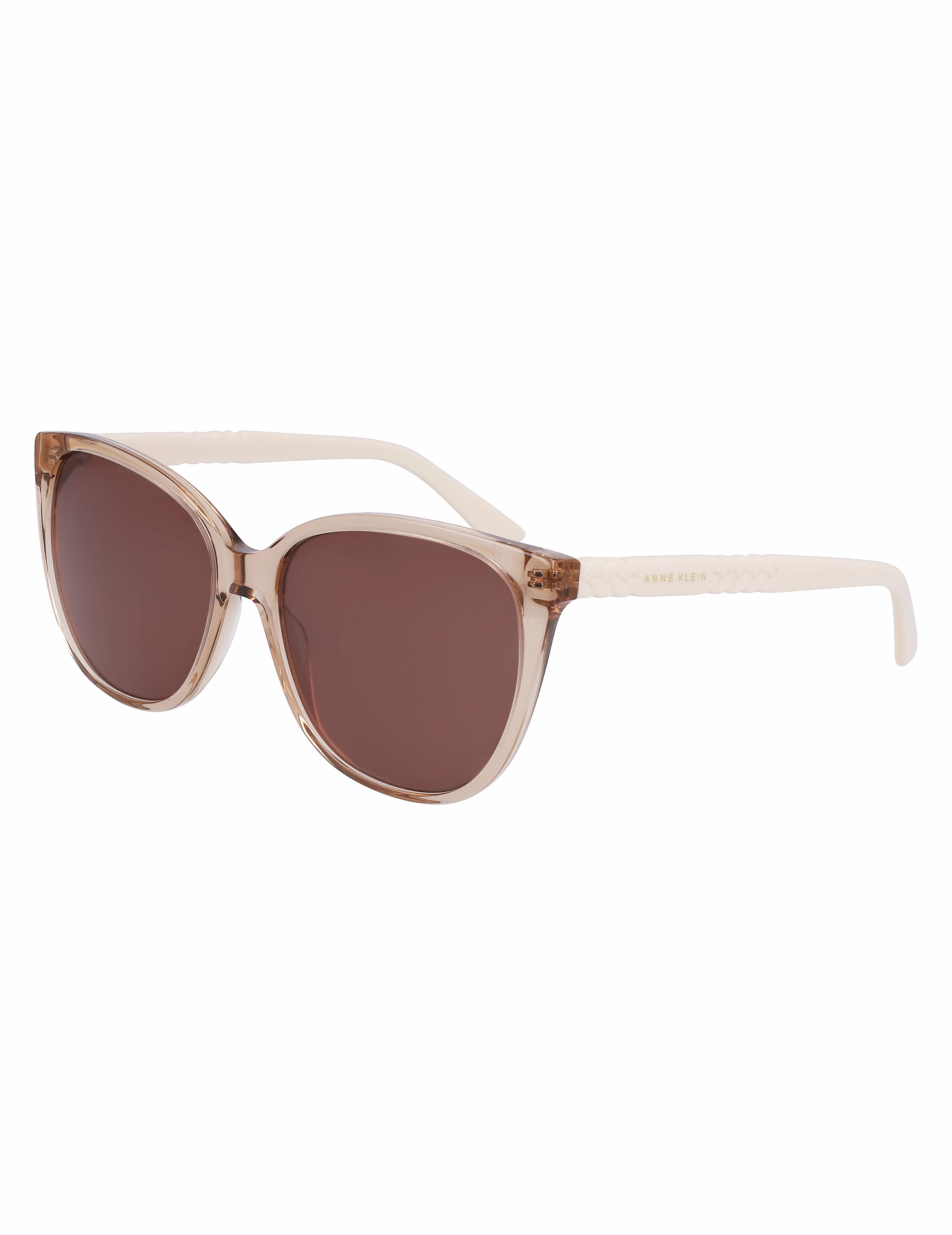Crystal Cat-Eye Braided Sunglasses