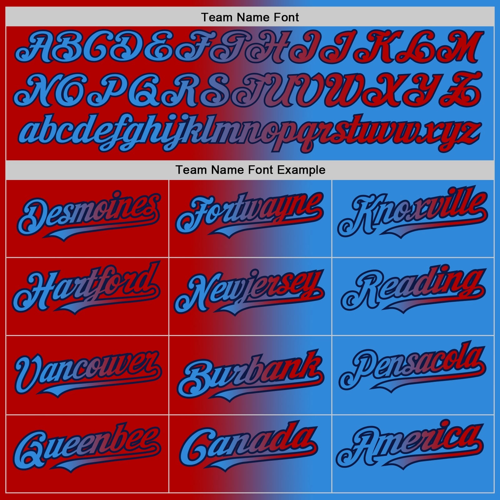 Custom Electric Blue Red-Navy Authentic Gradient Fashion Baseball Jersey