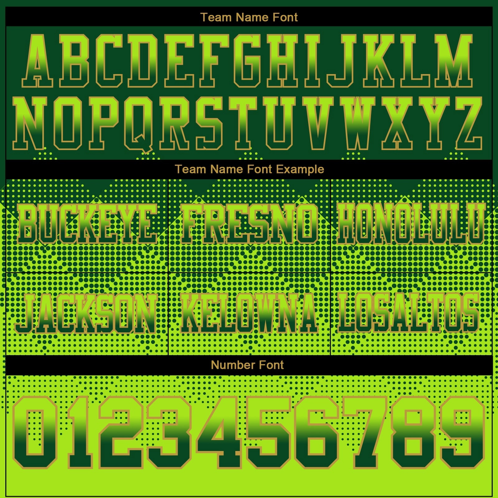 Custom Green Neon Green-Old Gold Mesh Authentic Gradient Square Shape Flag Football Jersey