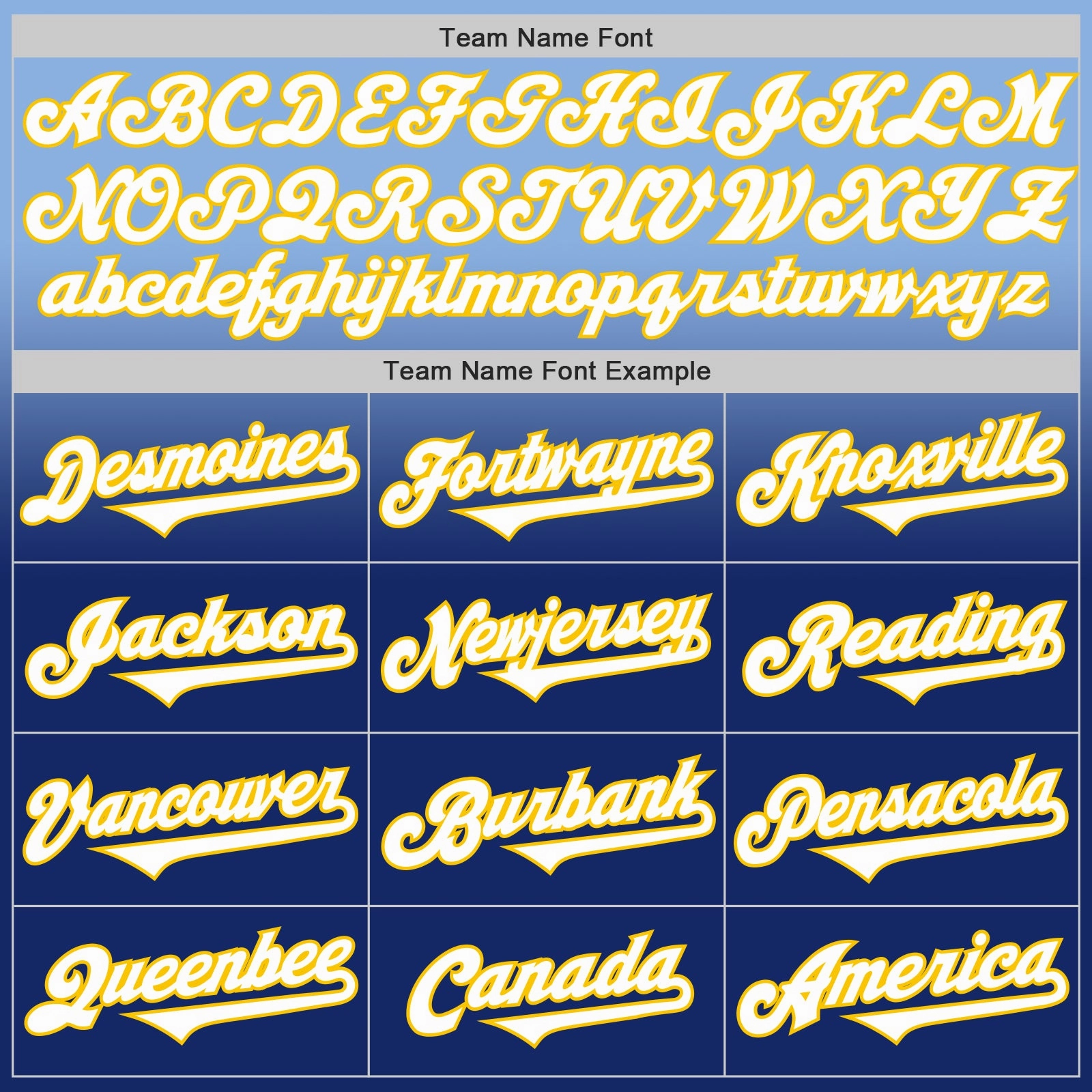 Custom Light Blue White Royal-Yellow Authentic Fade Fashion Baseball Jersey