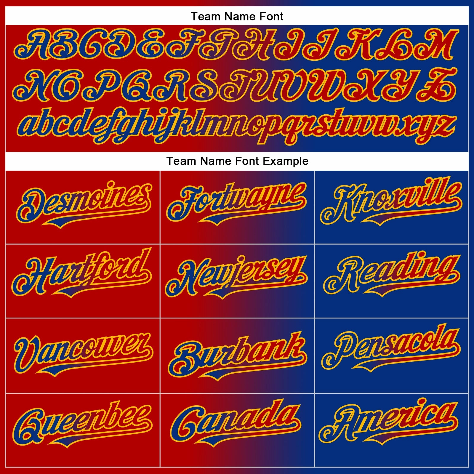 Custom Royal Red-Gold Authentic Gradient Fashion Baseball Jersey