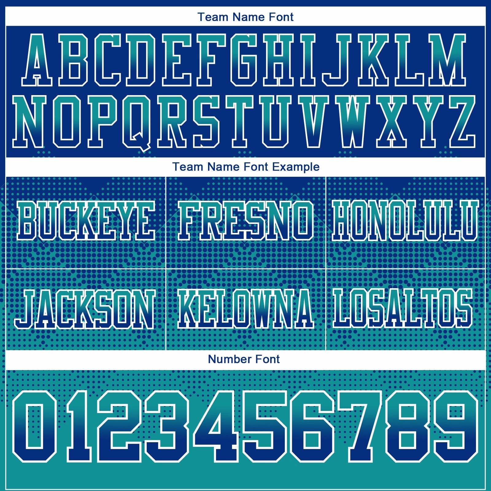 Custom Royal Teal-White Mesh Authentic Gradient Square Shape Flag Football Jersey