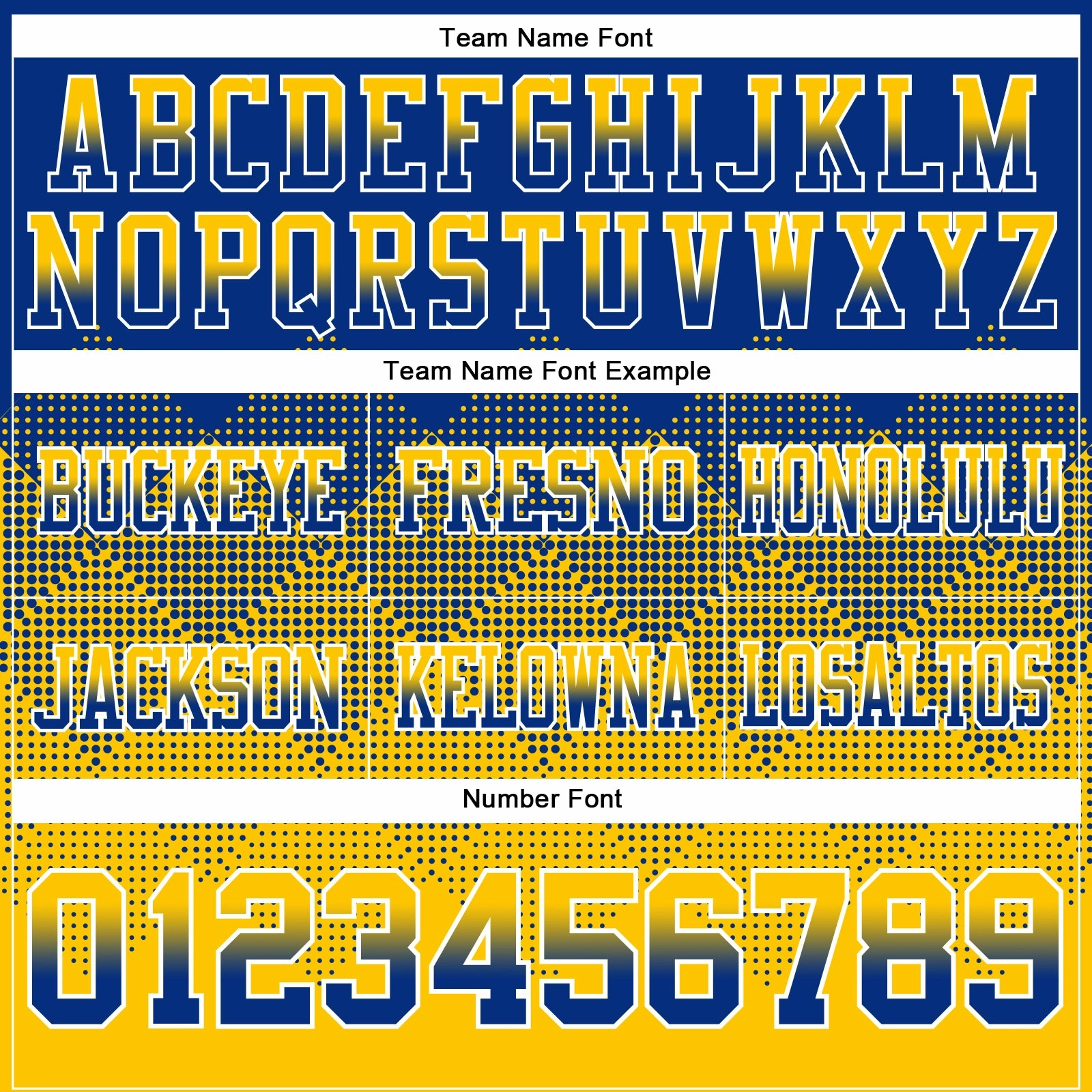 Custom Royal Yellow-White Mesh Authentic Gradient Square Shape Flag Football Jersey