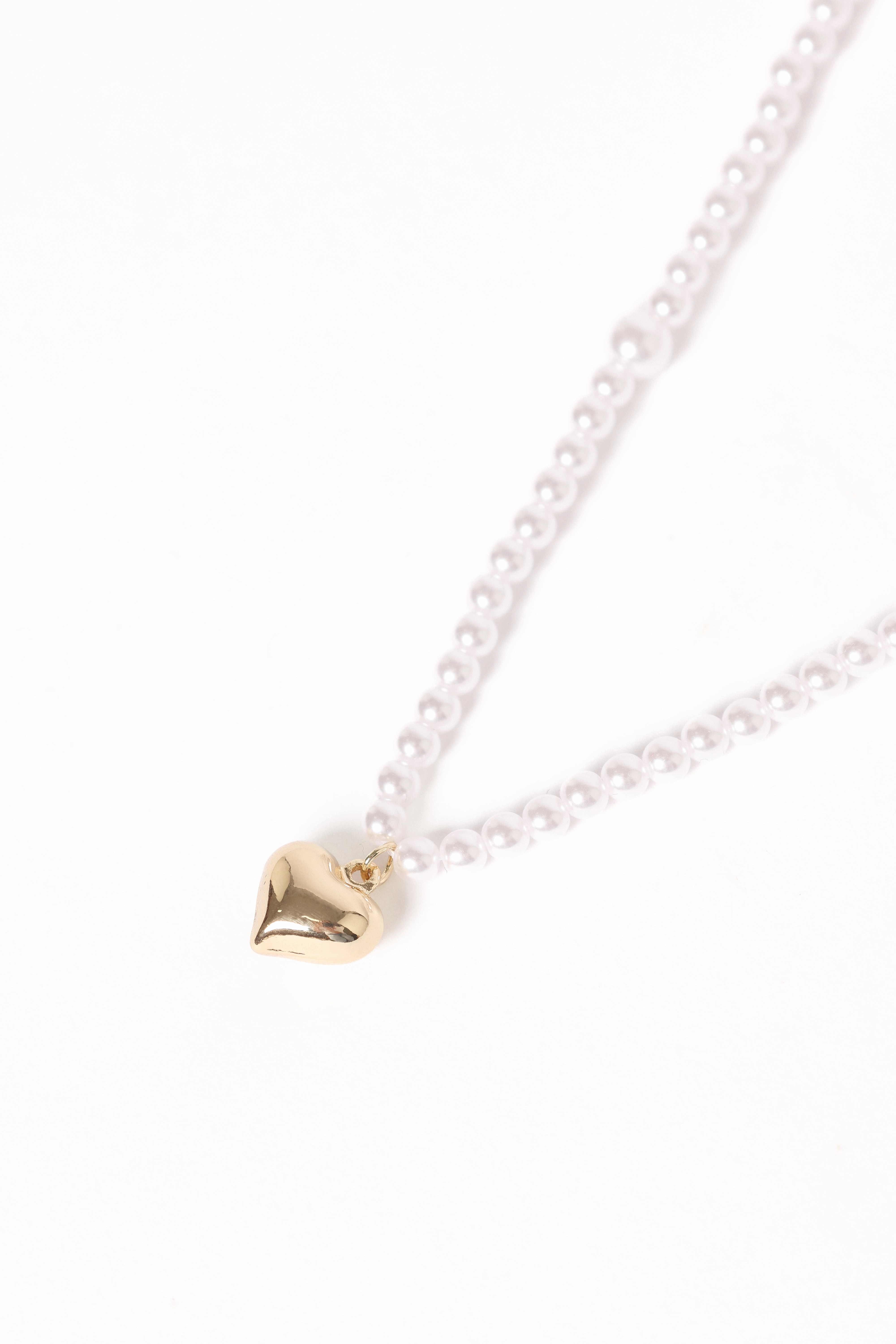 Dahlia Necklace - Pearl