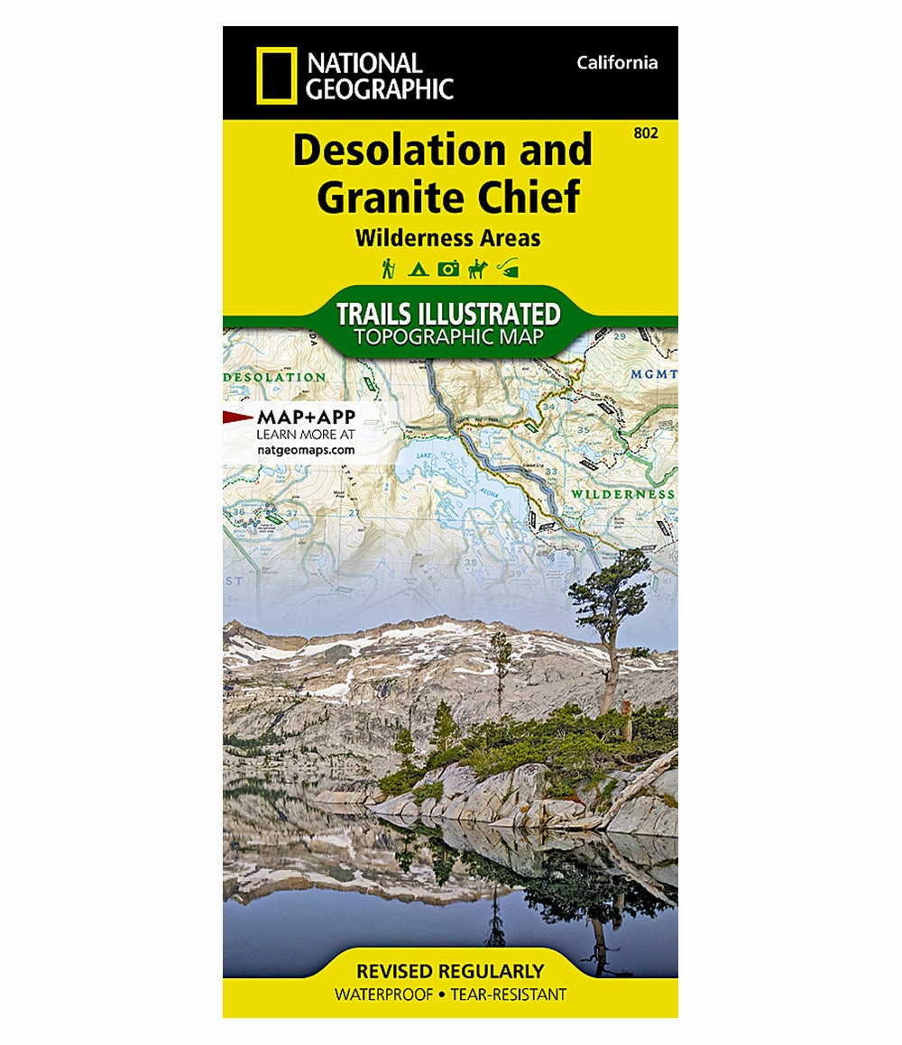 Desolation & Granite Chief Wilderness Area Map