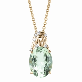Eden Green Amethyst Pendant