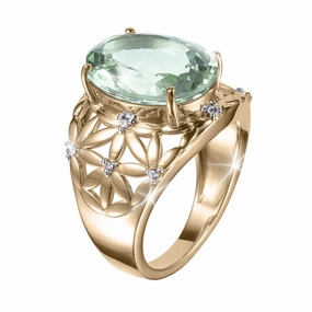 Eden Green Amethyst Ring