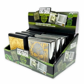 Engraved Wood Cigarette Case - 8 Pieces Per Retail Ready Display 25283
