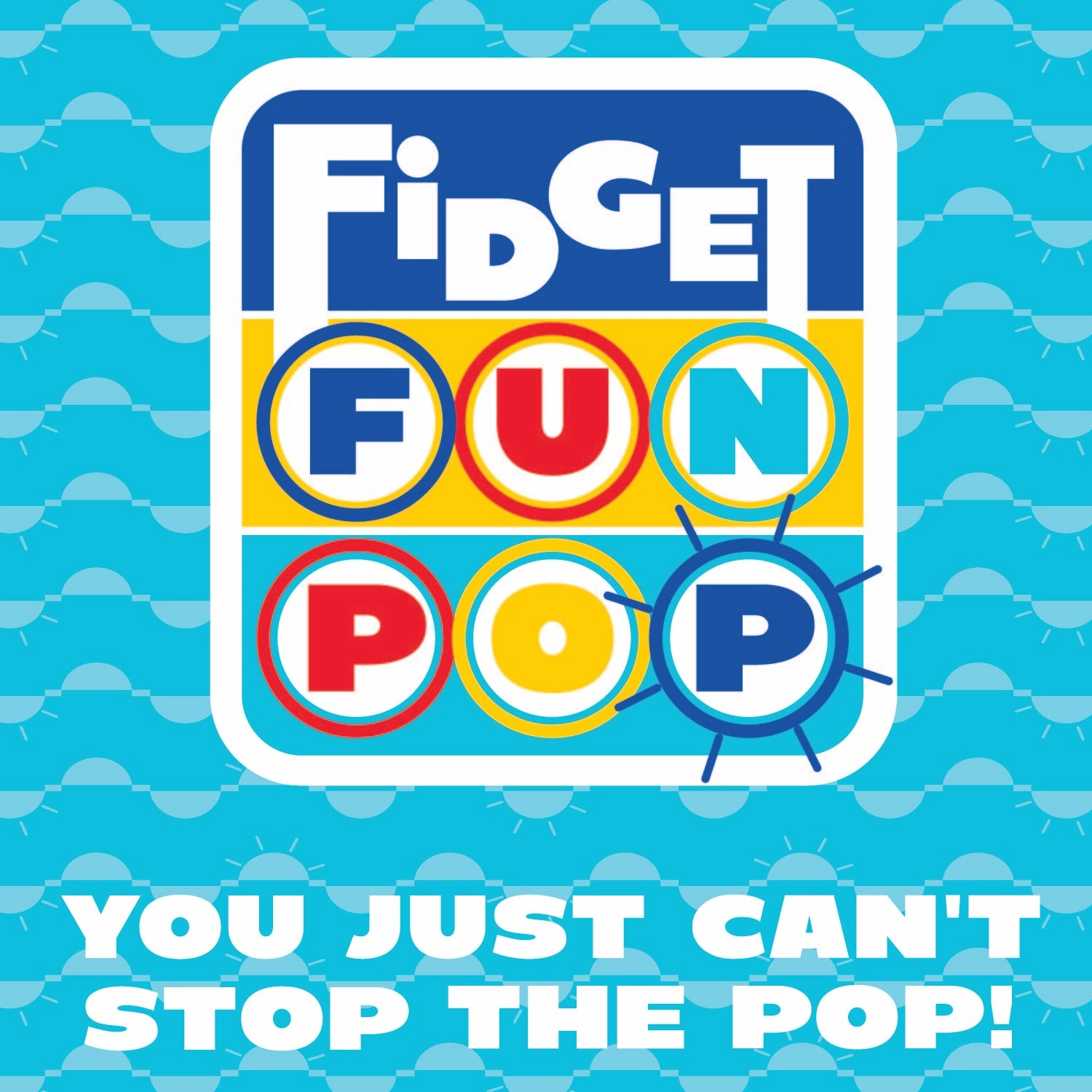 Fidget Pop Pencil Case- 6 Pieces Per Retail Ready Display 23033