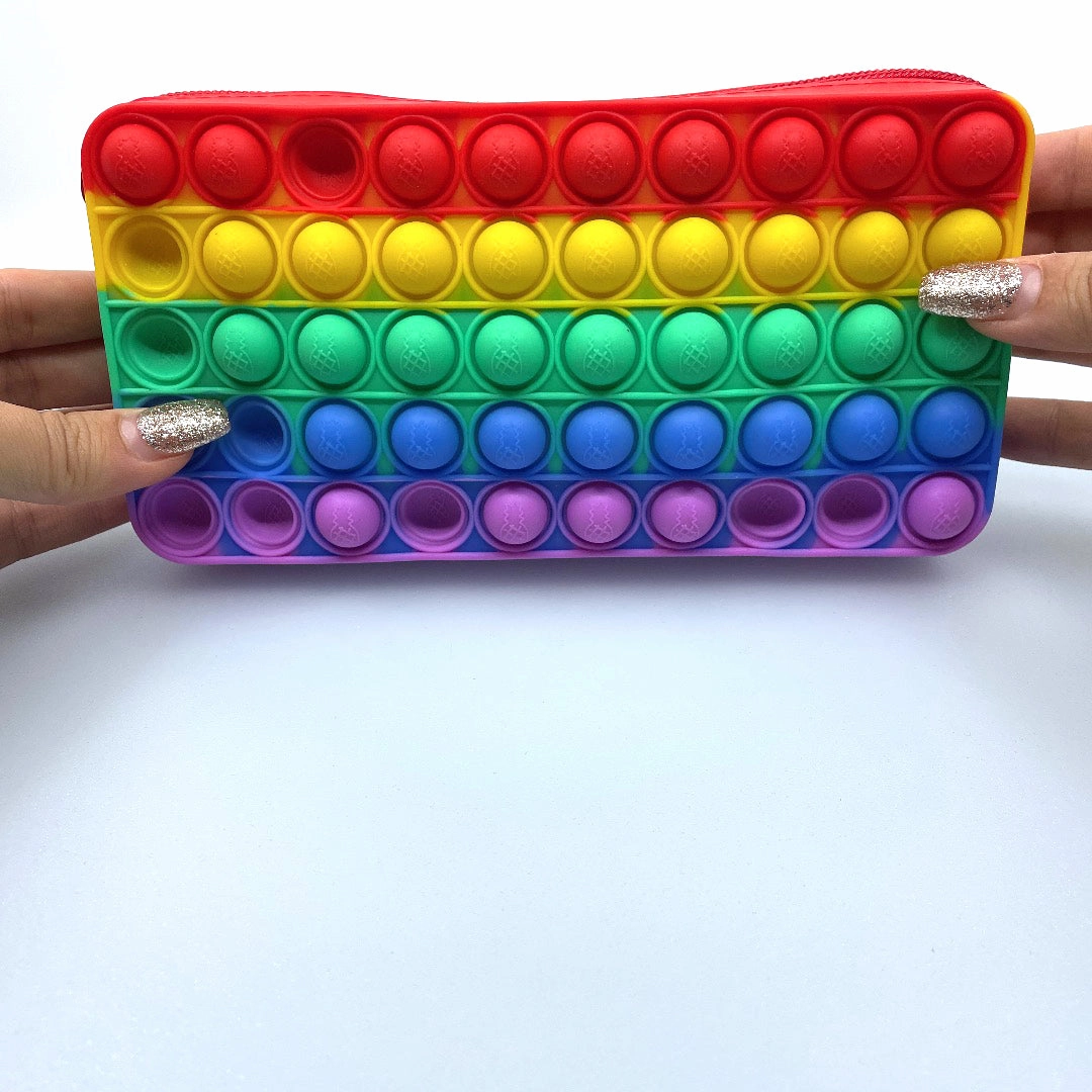 Fidget Pop Pencil Case- 6 Pieces Per Retail Ready Display 23033