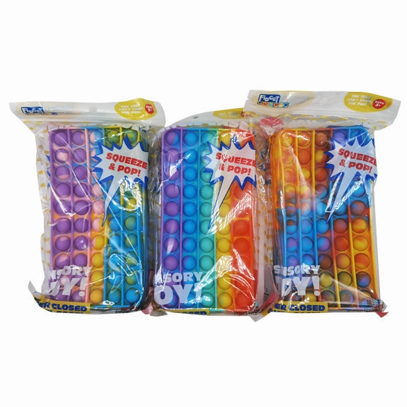 Fidget Pop Pencil Case- 6 Pieces Per Retail Ready Display 23033