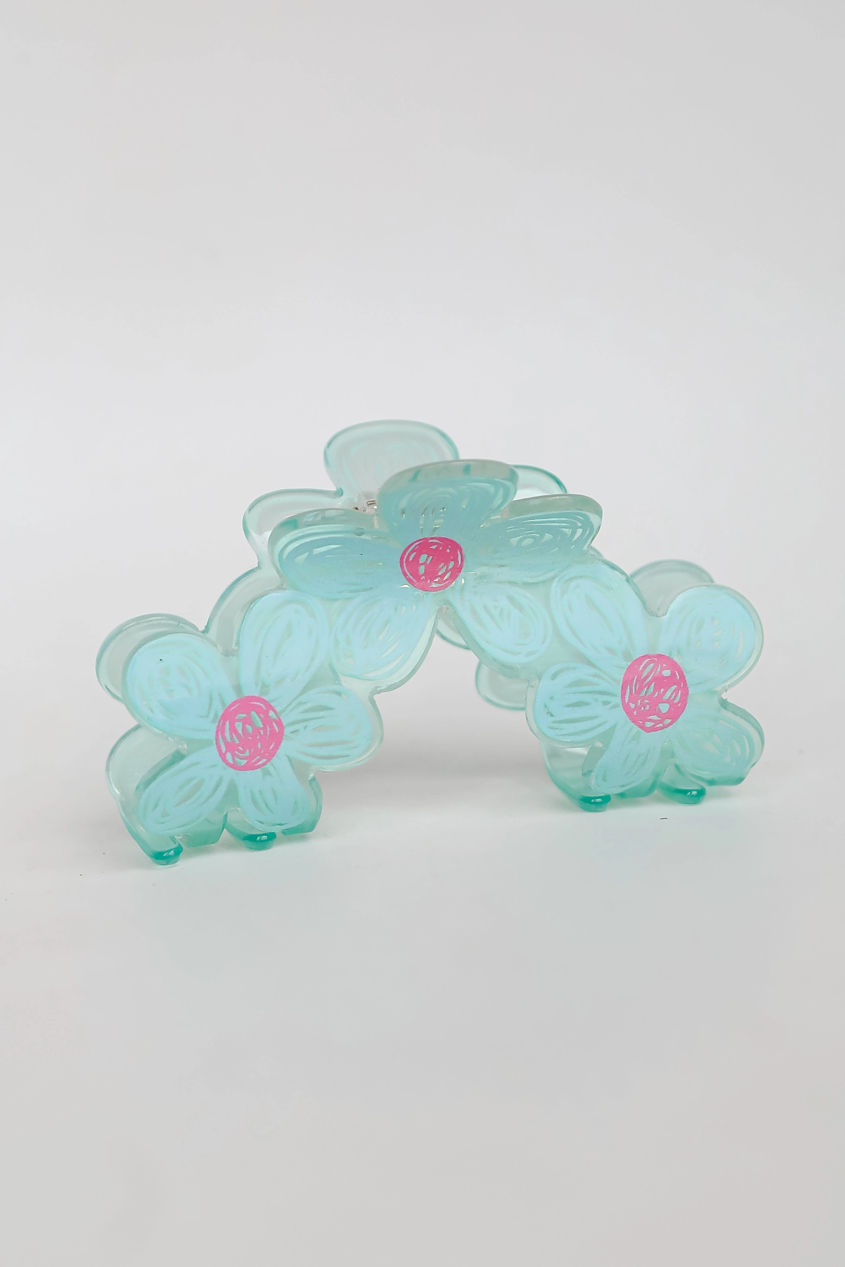 FINAL SALE - Delicate Nature Floral Claw Hair Clip