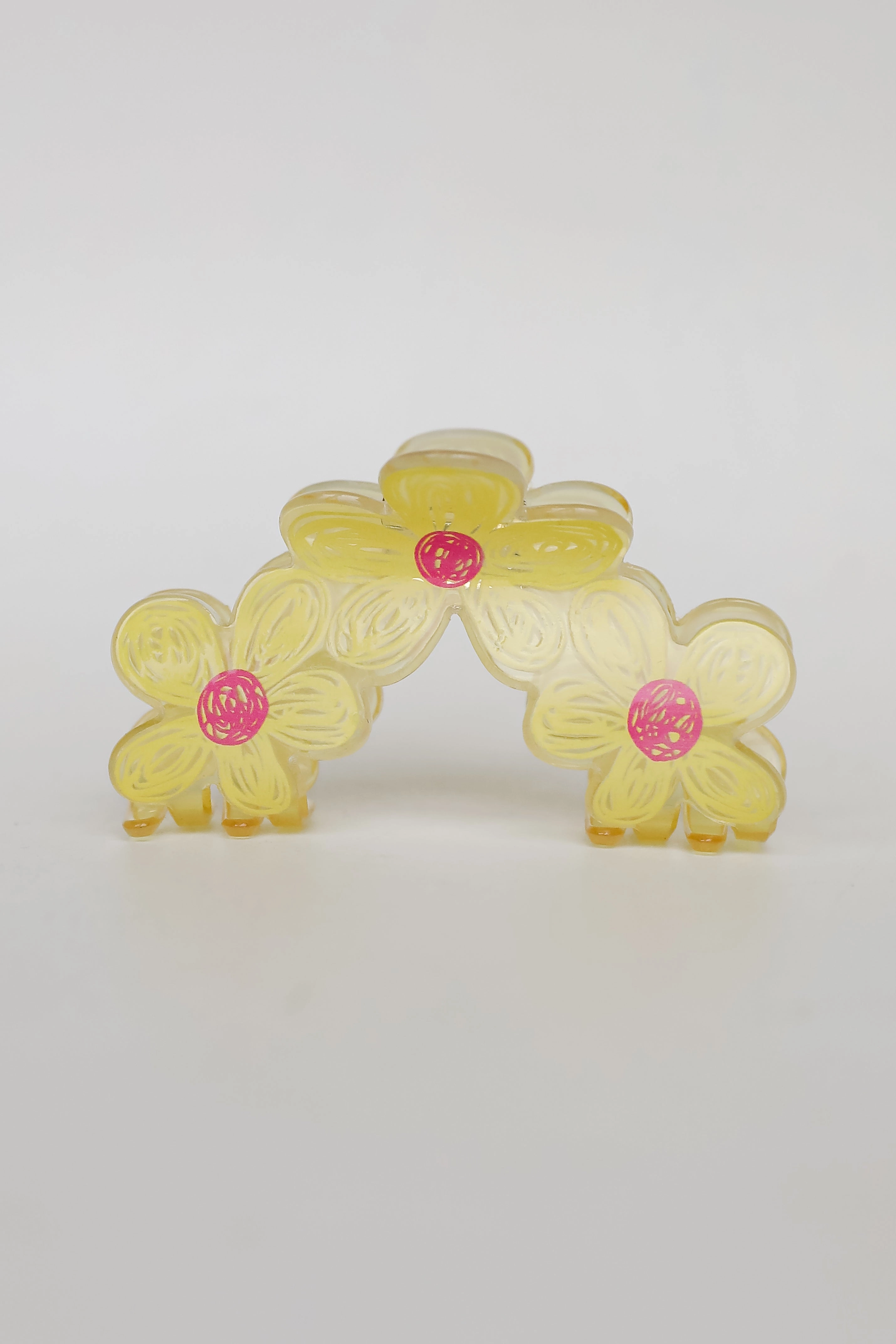 FINAL SALE - Delicate Nature Floral Claw Hair Clip