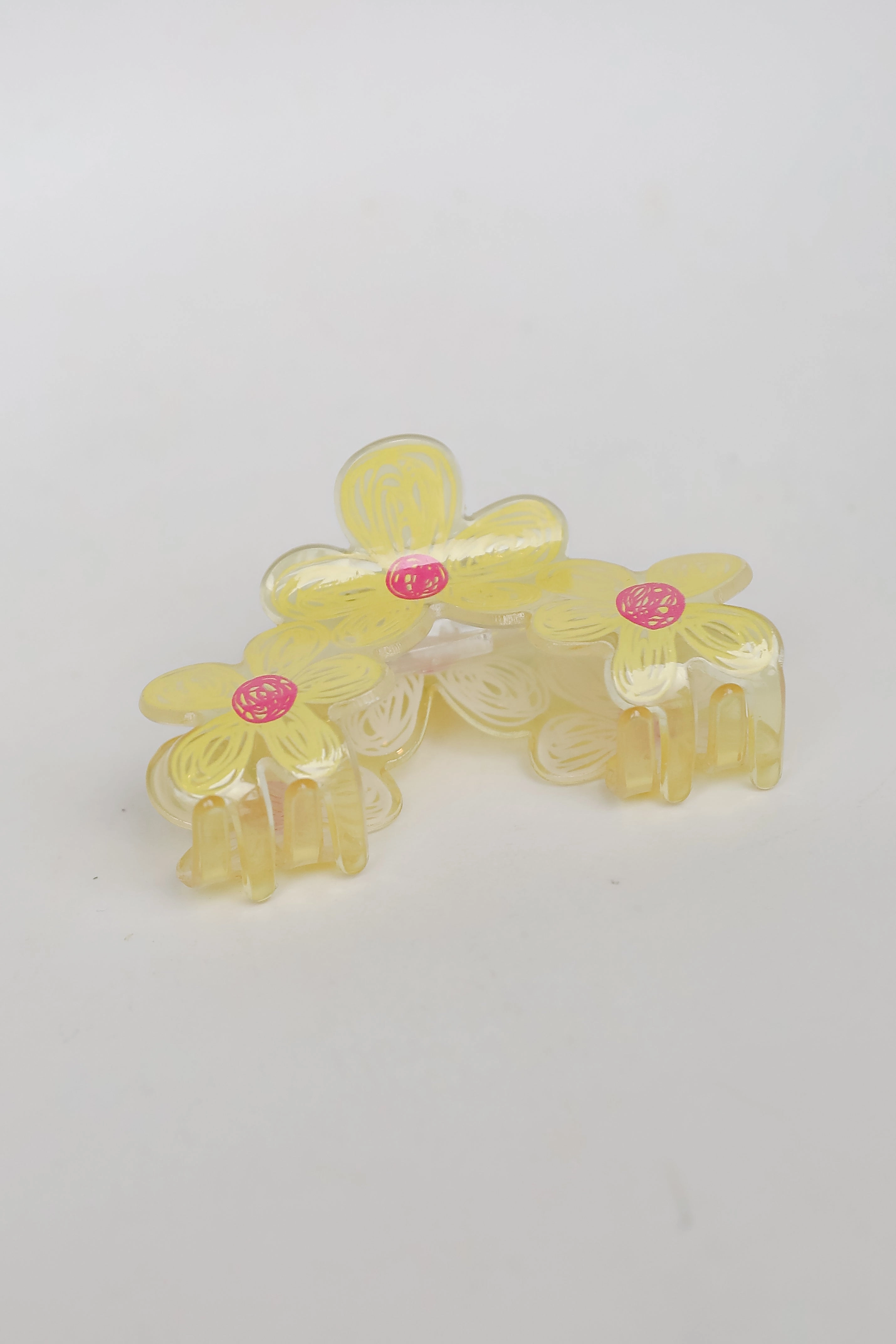 FINAL SALE - Delicate Nature Floral Claw Hair Clip