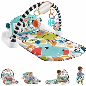 Fisher-Price HRB13 Glow and Grow Kick & Play Piano Gym - English Version, 36 months