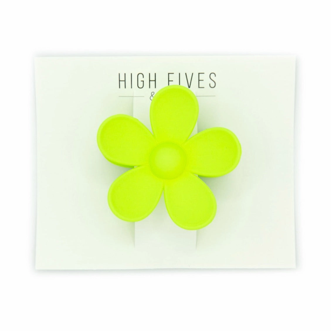 Flower Hair Claw Clips 2.95"