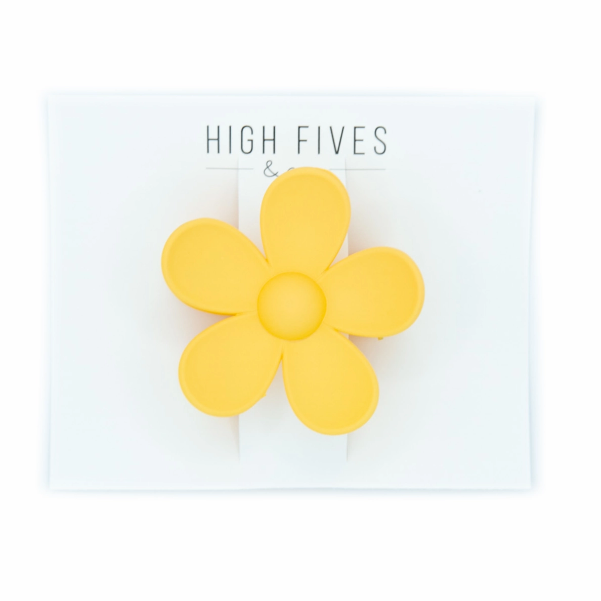 Flower Hair Claw Clips 2.95"