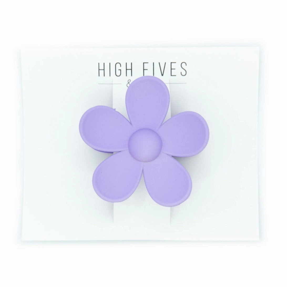 Flower Hair Claw Clips 2.95"