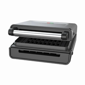 George GRS6090BX Foreman Contact Smokeless - Ready Grill, Stainless Steel